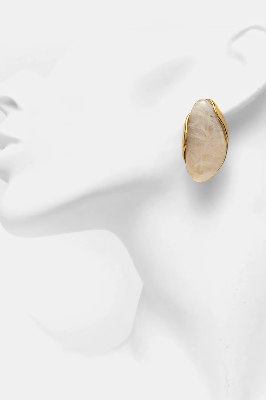 Akcesoria Answear.LAB kolczyki 51062.fos beżowy