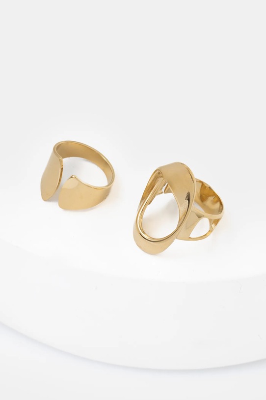 Prstan Answear.LAB 2-pack 2-pack zlata ZO8967.ZO10892.hms