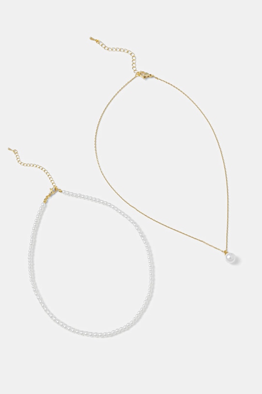Κολιέ Answear.LAB 2-pack 2-pack λευκό 1356.cjk
