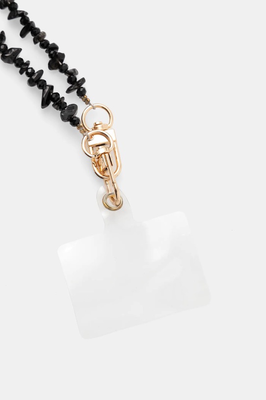 Remienok na telefón Answear.LAB TX007.hak čierna WW25