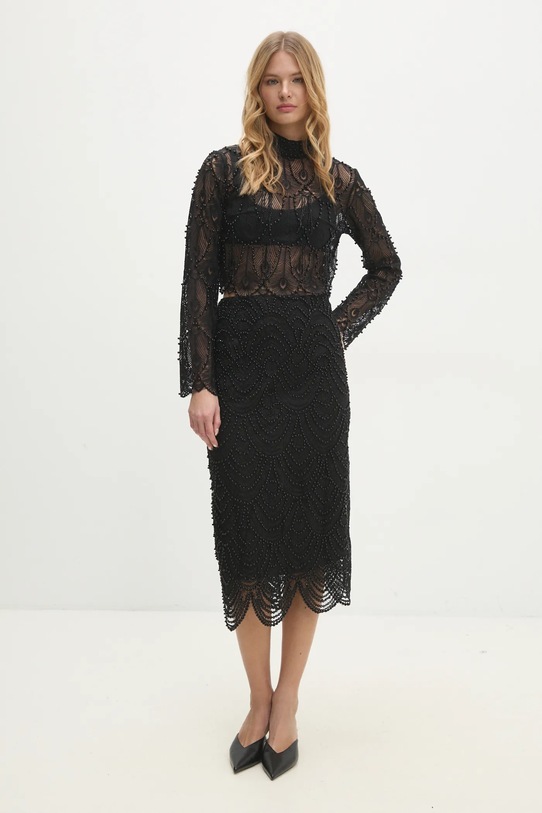 Answear Lab bluza .0278.ios negru WW25