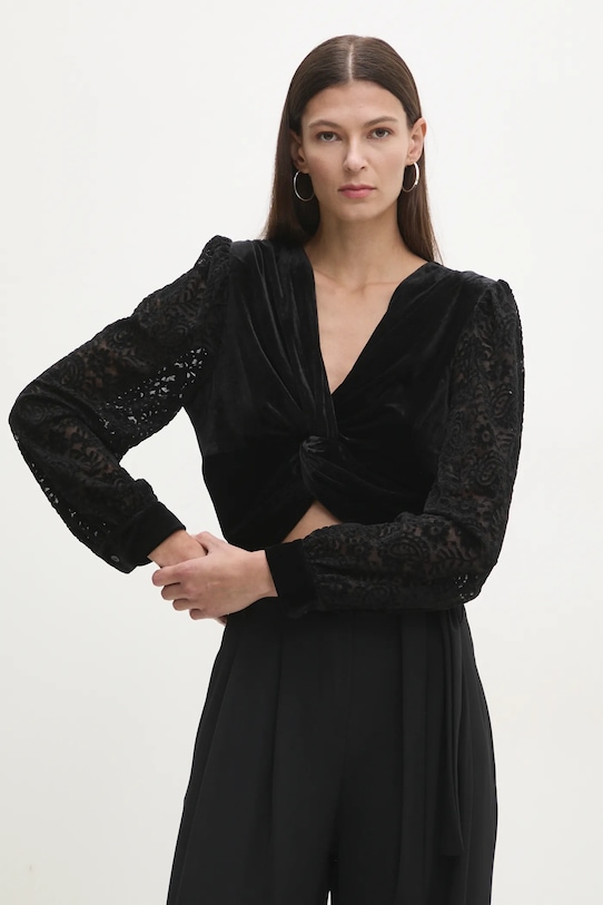 Answear Lab bluza negru 23060.ios