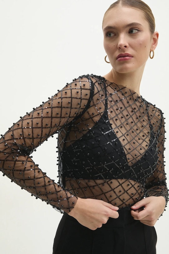 Answear Lab bluzka casual czarny 20805.fos