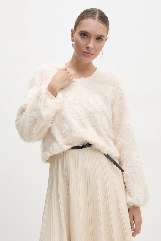 Блузка Answear.LAB бежевый 23437AT.fos
