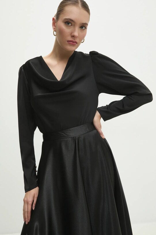 Answear Lab bluza uni negru 23398LT.fos