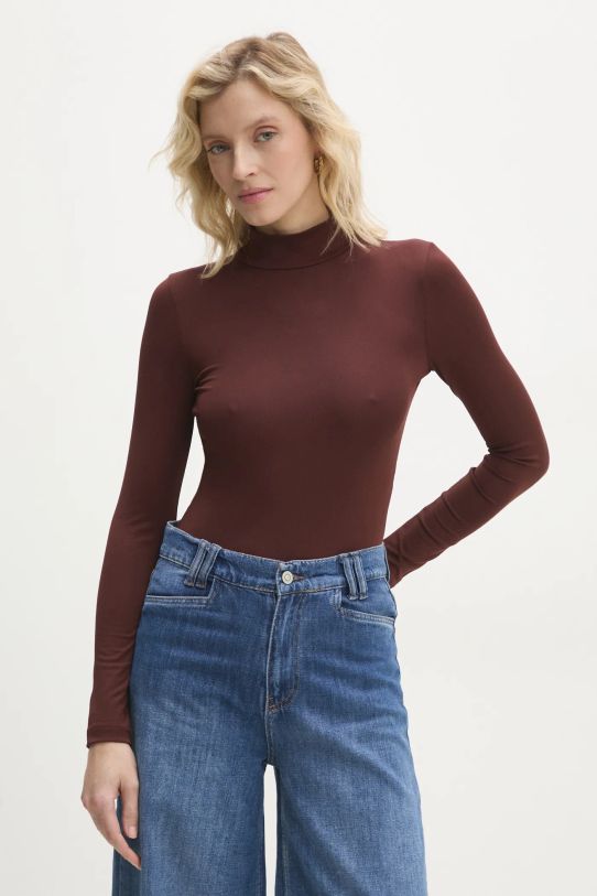 Боди Answear.LAB slim коричневый 22554.tlk