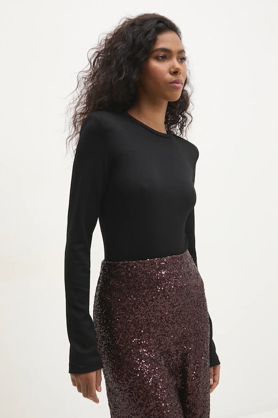 Answear Lab body uni negru 071498.TLK