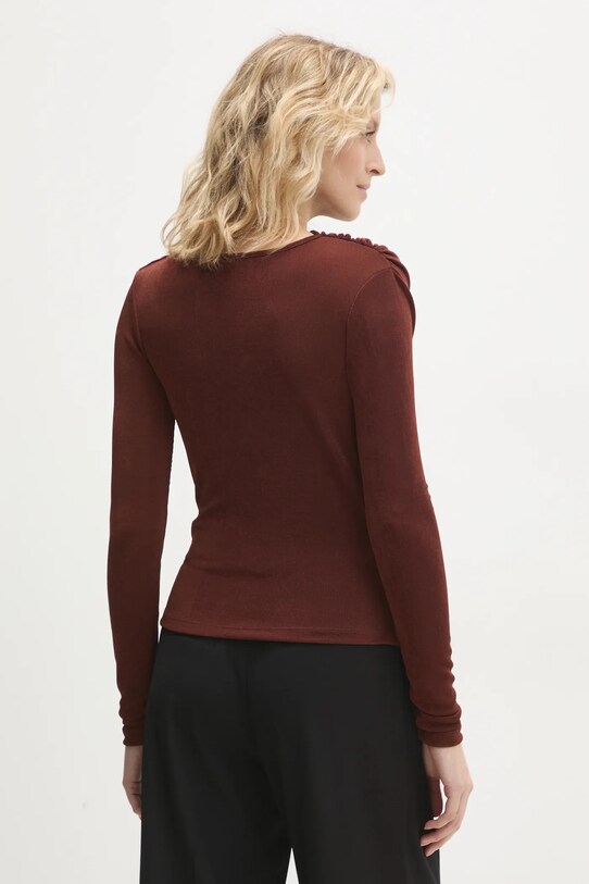 Îmbrăcăminte Answear Lab bluza 20173.tms maro