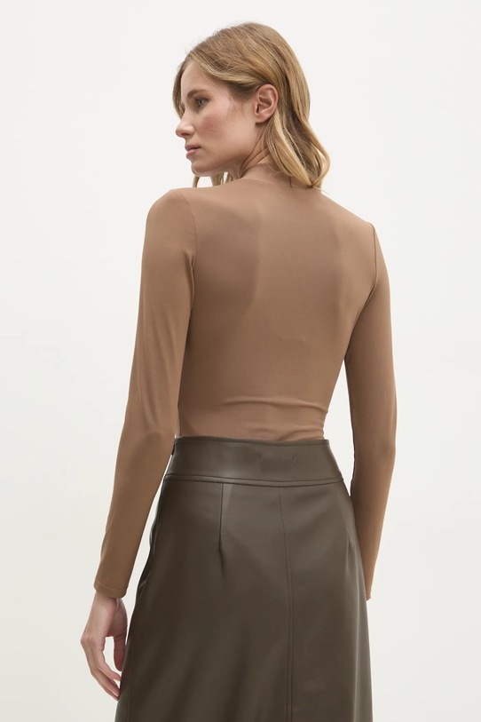 Odzież Answear.LAB body 1180BD.ims brązowy