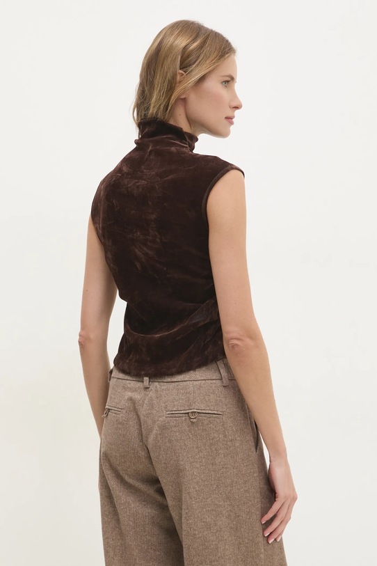 Odzież Answear.LAB top t8378.ios brązowy