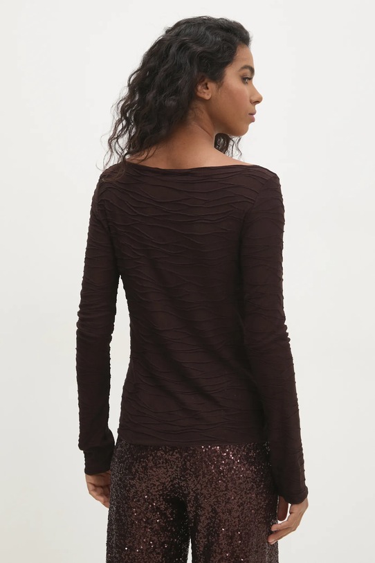 Oblečení Halenka Answear.LAB 3300.ilk hnědá