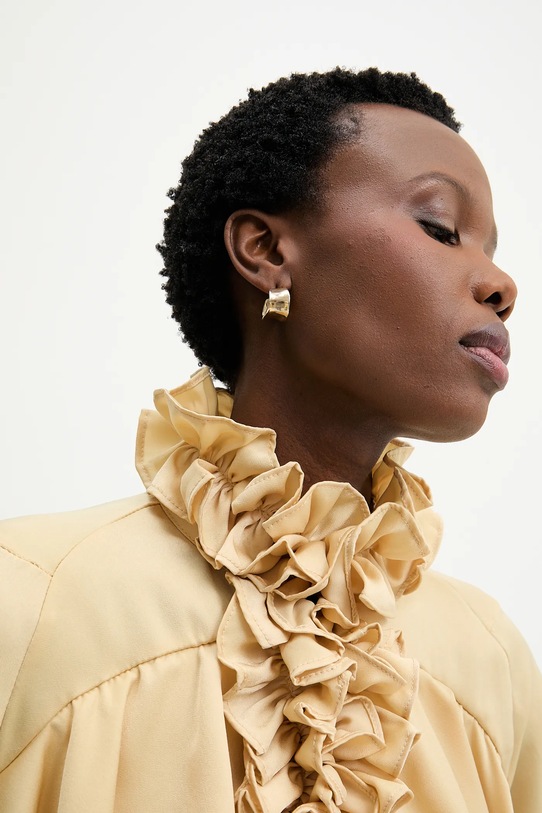 Answear.LAB bluzka z falbanką damska z wiskozy 9674.fos