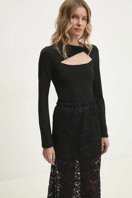 Answear Lab bluza negru sng.85.tos