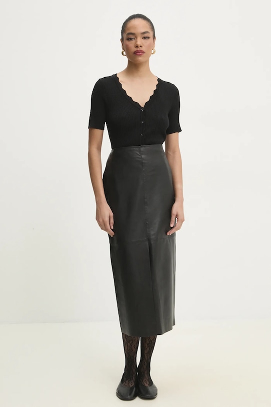 Answear.LAB bluzka hl31.ios czarny WW25