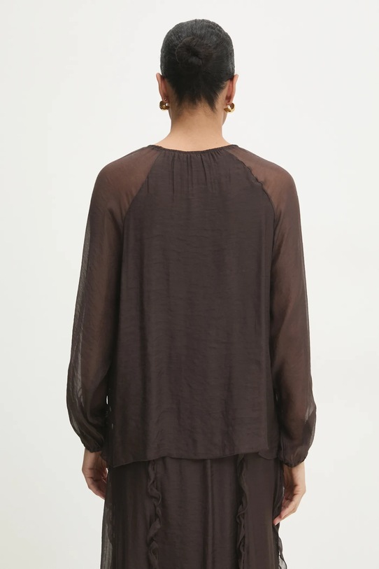 Oblečenie Blúzka Answear.LAB sw1003.ios hnedá