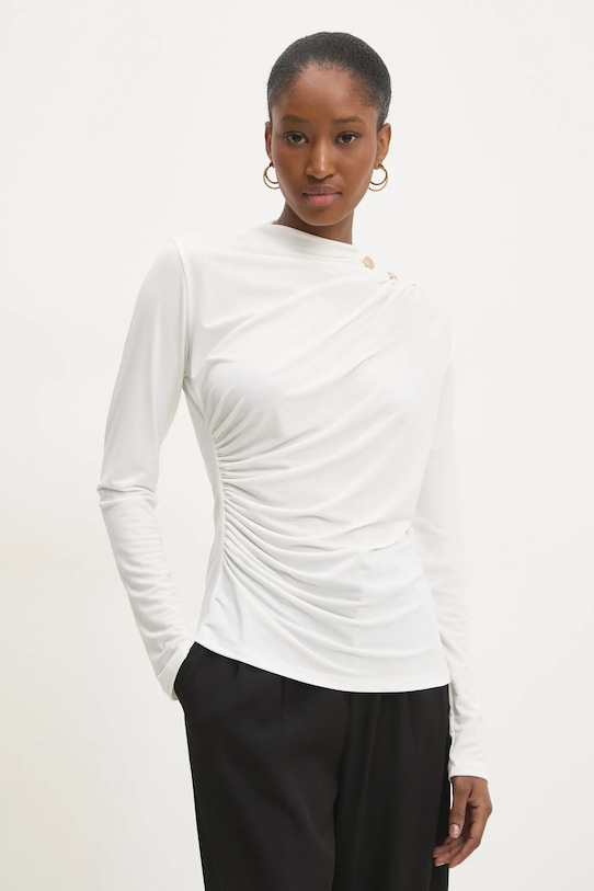 Blúzka Answear.LAB slim biela sng.95.tos