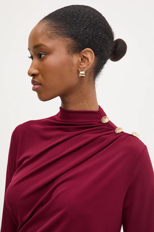 Answear Lab bluza burgundia sng.95.tos