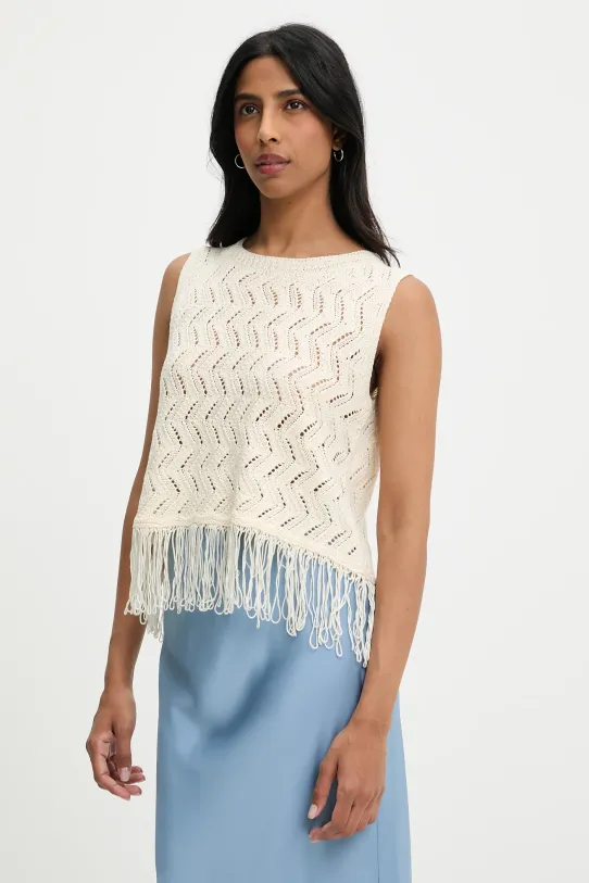 Answear.LAB bluzka regular beżowy LKV.125TASSLERA.ums