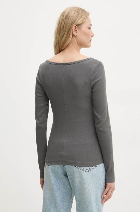 Îmbrăcăminte Answear Lab longsleeve LLT.624CHARLIE2.ums gri