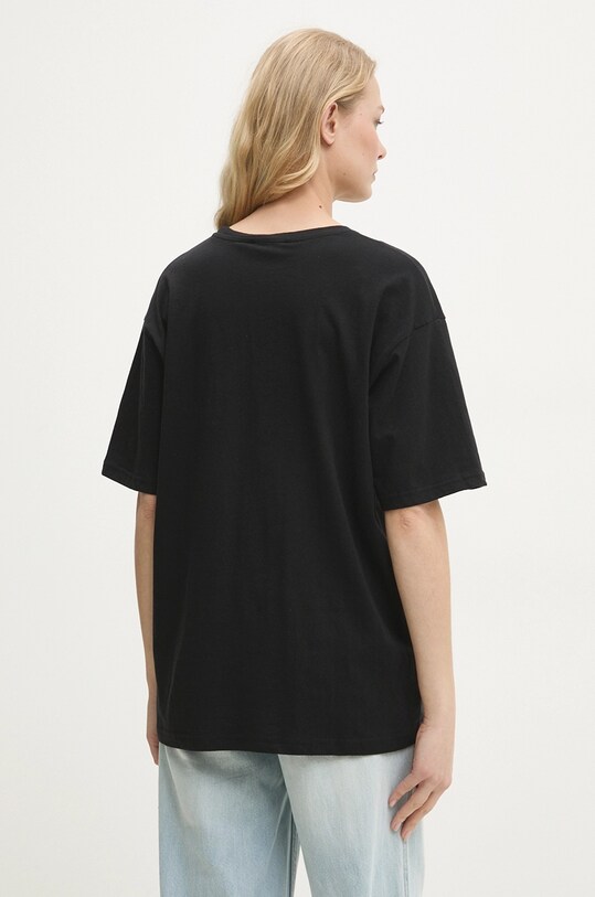 Oblečenie Bavlnené tričko Answear.LAB LTS.149BUSEBLKR2.ums čierna