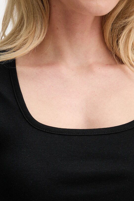Answear.LAB t-shirt bawełniany LTS.149IRMABLK.ums czarny