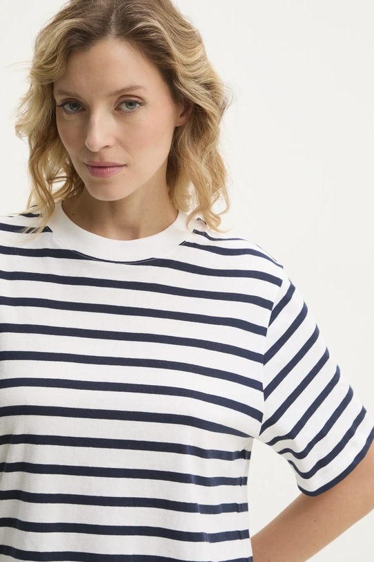 Answear Lab tricou din bumbac bleumarin LTS.624MEREDITH.ums