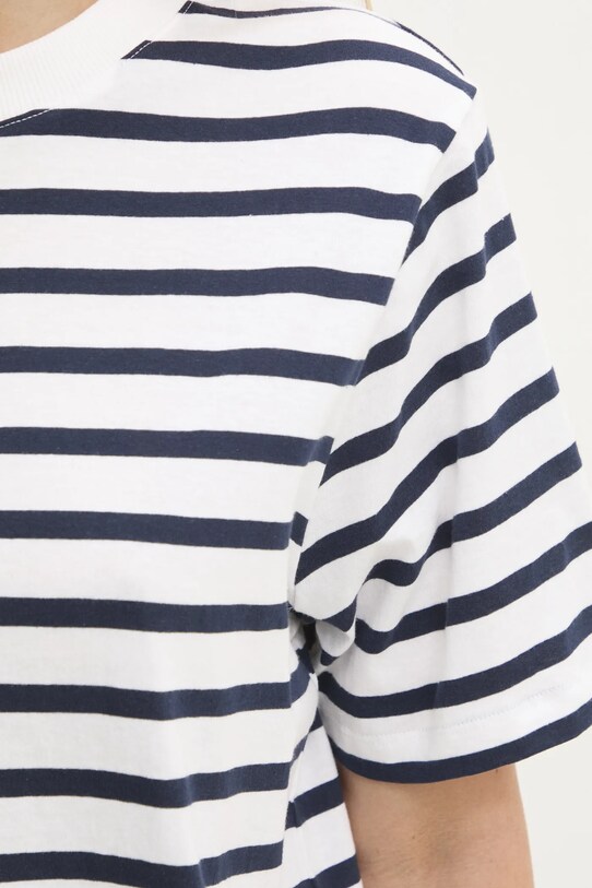 Answear Lab tricou din bumbac LTS.624MEREDITH.ums bleumarin