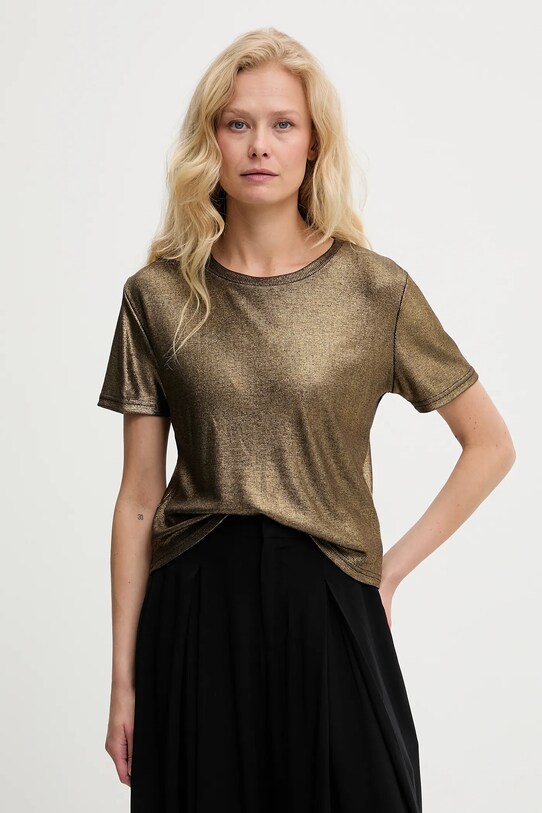 Тениска Answear Lab стандартна черен 8375.hos