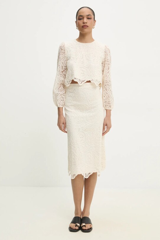 Answear Lab bluza 81025.FKK bej WW25