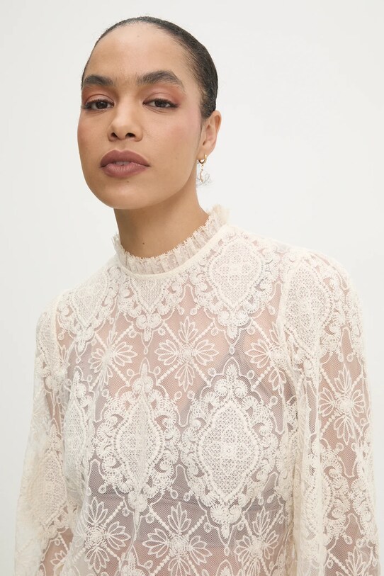 Answear.LAB bluzka 81048.FKK beżowy