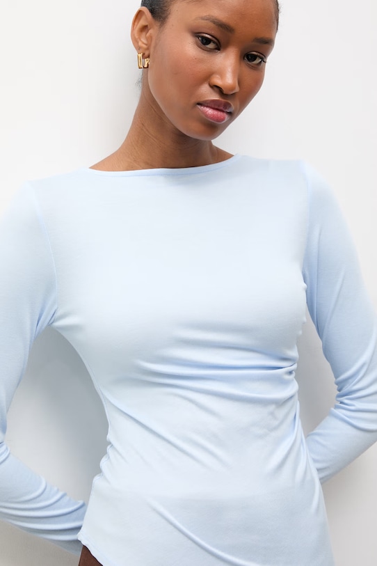 Blúzka Answear.LAB 15559.2.fos modrá