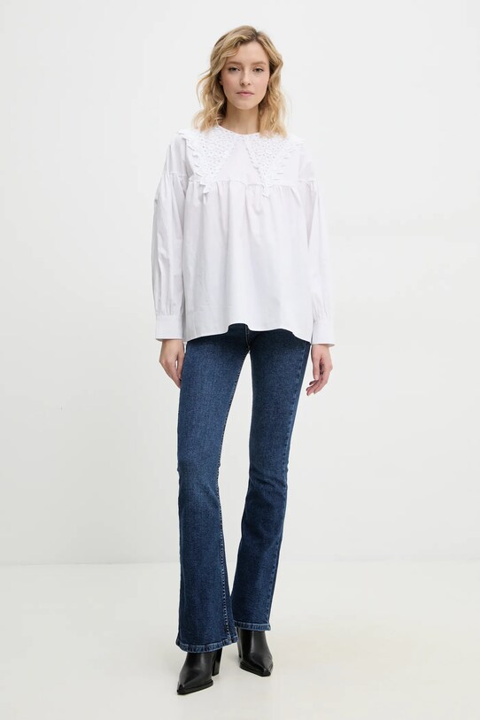 Answear Lab bluza lu8544.fos alb WW25