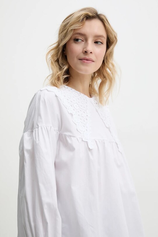 Answear Lab bluza alb lu8544.fos