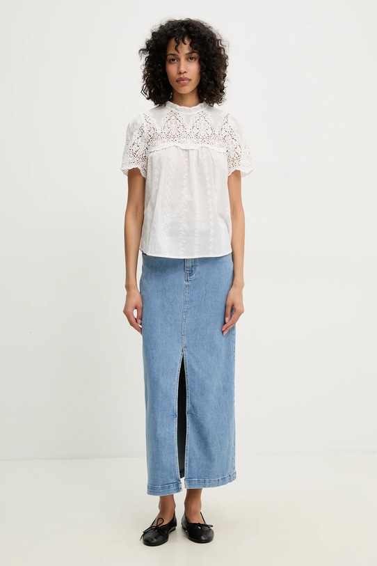 Bavlněná halenka Answear.LAB M13244.HWK bílá WW25