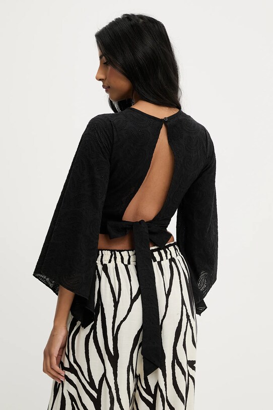 Îmbrăcăminte Answear Lab bluza din bumbac CK08131.fms negru