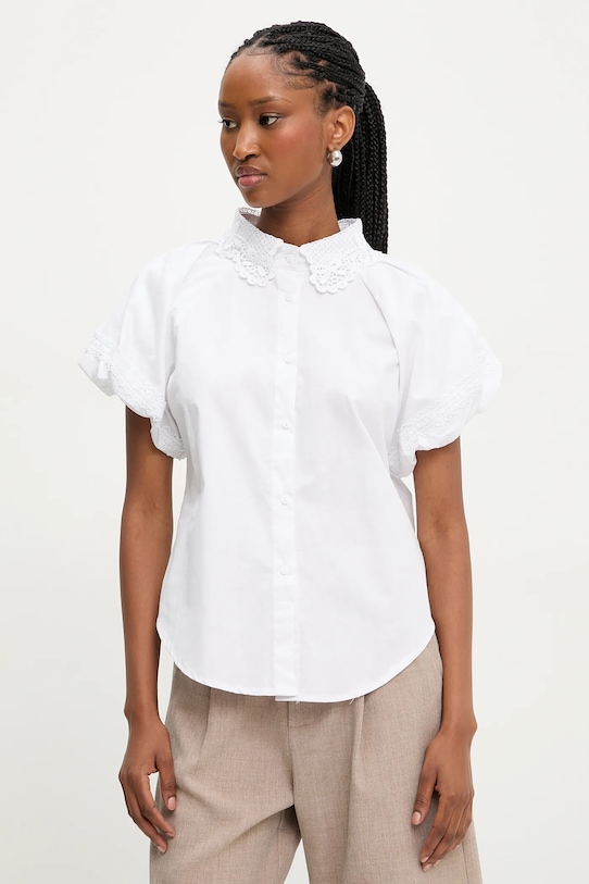 Бавовняна сорочка Answear.LAB casual білий lu8542.FLK