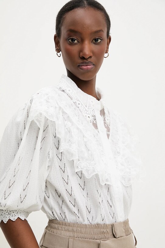 Answear Lab bluza alb 9631.FLK