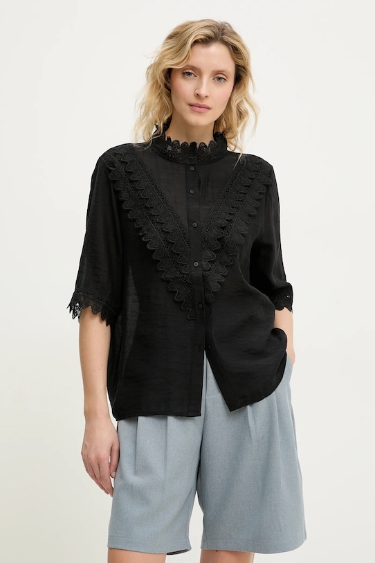 Košulja Answear Lab casual crna 8364.FLK