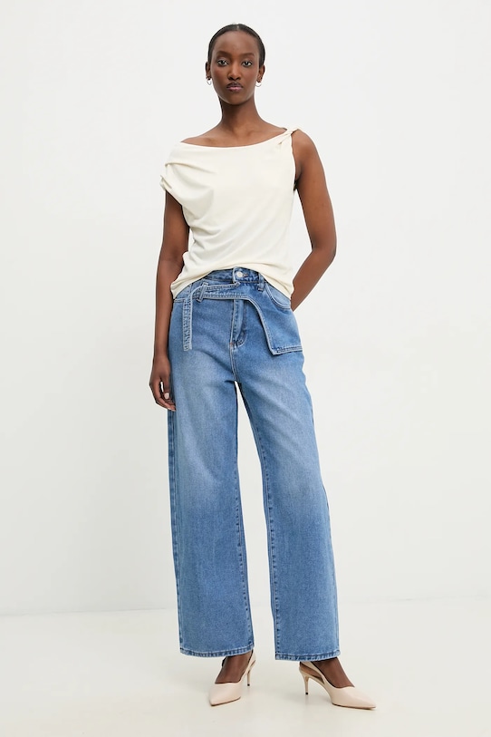 Блузка Answear.LAB 93113.HWK бежевый WW25