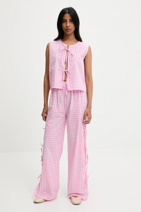 Answear.LAB bluzka bawełniana 13725.fos różowy WW25