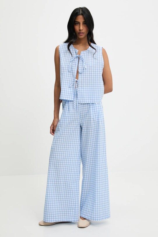 Answear.LAB bluzka bawełniana 13725.fos niebieski WW25