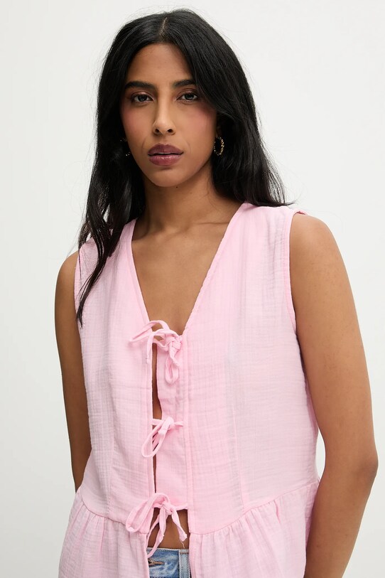 Answear.LAB bluzka bawełniana różowy G28.4885.tos