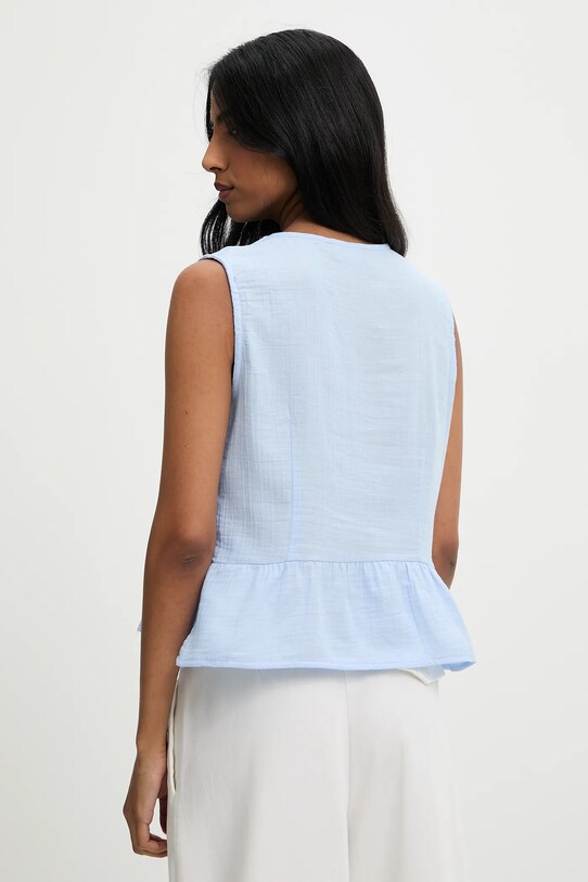 Odzież Answear.LAB bluzka bawełniana G28.4885.tos niebieski