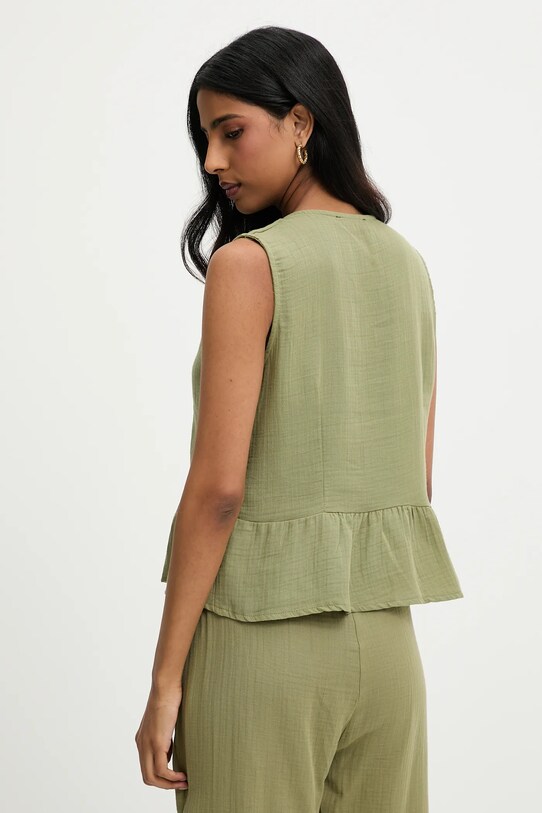 Odzież Answear.LAB bluzka bawełniana G28.4885.tos zielony