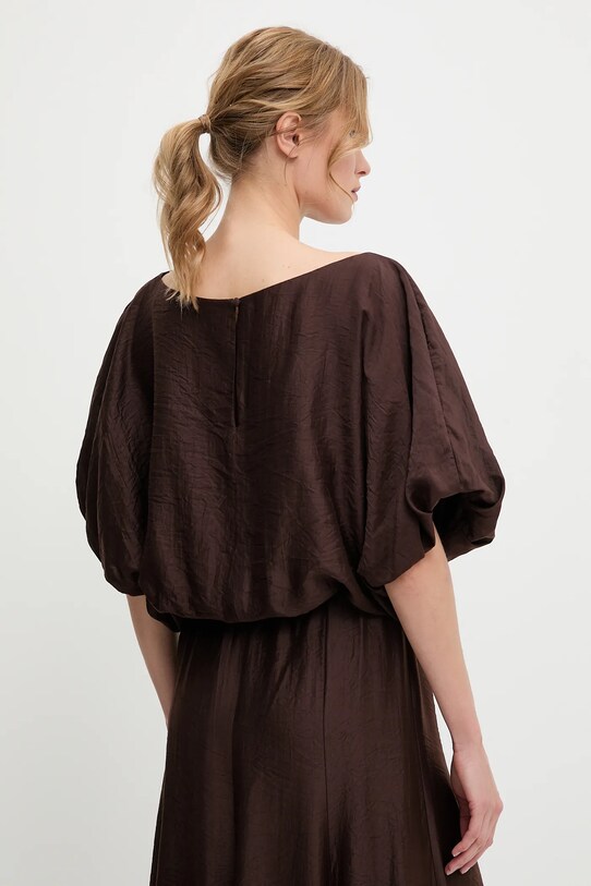 Μπλουζάκι Answear.LAB καφέ BL1339.tos