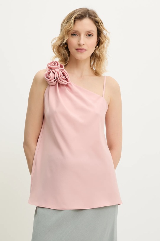 Blúzka Answear.LAB jednofarebný ružová 18604.tos