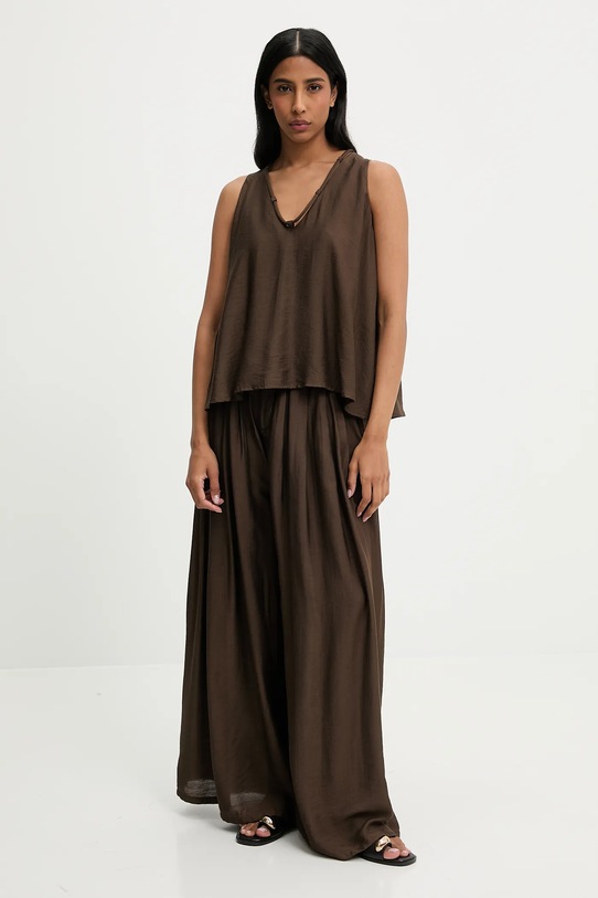 Топ Answear.LAB 2604.hak коричневий WW25