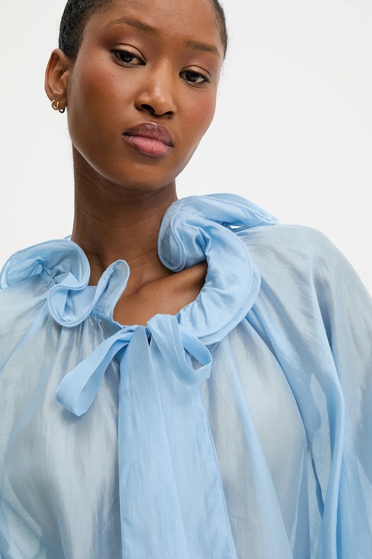 Pamučna bluza Answear.LAB H8033.ILK plava