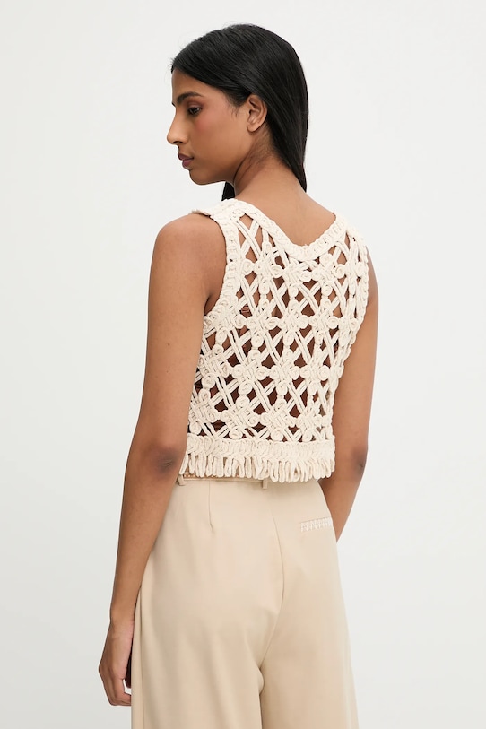 Odzież Answear.LAB top CH3099.iak beżowy