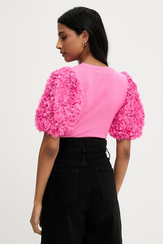 Odzież Answear.LAB body C19560.hak różowy